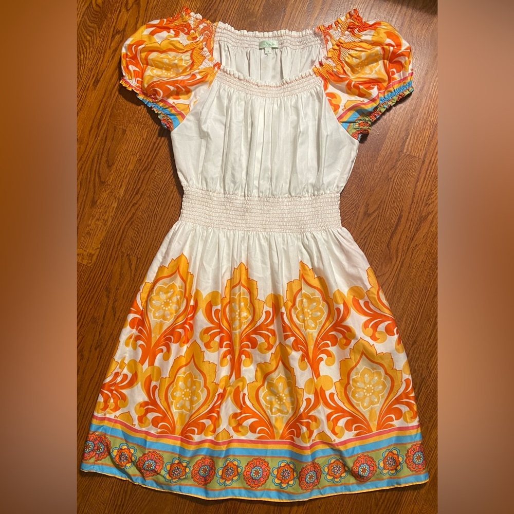 Colorful Summer Dress with Pockets